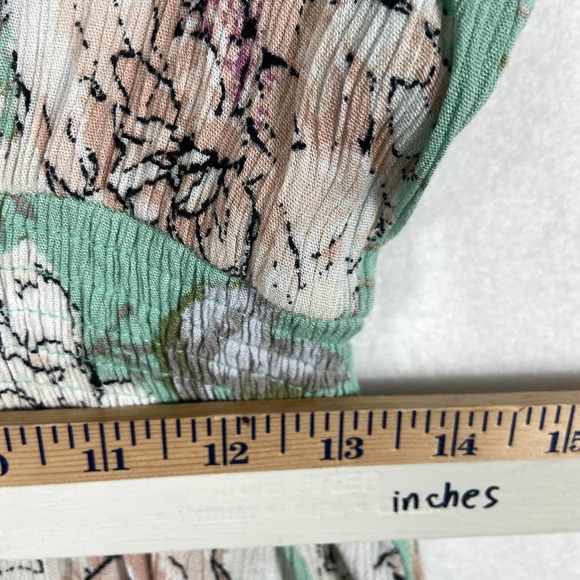Green Floral Dress Size Small - Picture 6 of 7